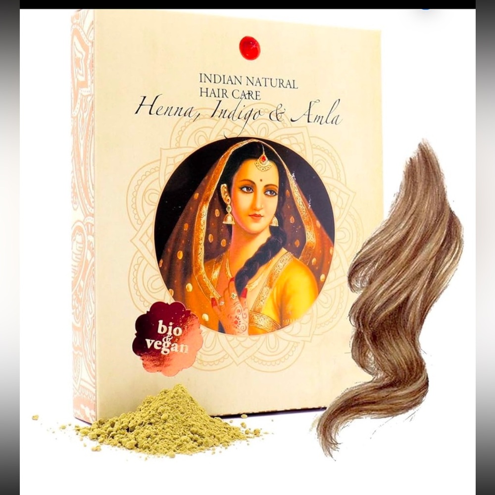 NEW⭐️Indian Natural Hair Care (brand) Two-3.5 oz packages Light Brown Hair Dye